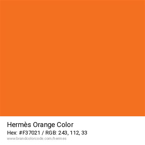 hermes orange hex code